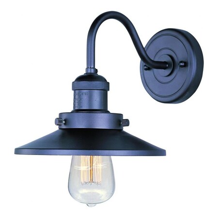 Maxim One Light Bronze Wall Light 25080BZ/BUI